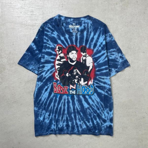 Boyz n the Hood ボーイズ&apos;ン・ザ・フッド ムービープリントTシャツ タイダイ染め メ...