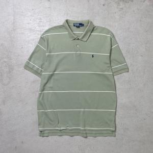 Polo by Ralph Lauren ポロバイラルフローレン ポロシャツ ボーダー柄 Tシャツ地 メンズXL｜caveused