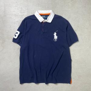 Polo by Ralph Lauren ポロバイラルフローレン CUSTOM FIT 半袖ラガーシャツ メンズXXL｜caveused