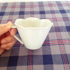 片口 粉引 小鉢 9x11cm 約80cc 古谷信男 白い器 乳白色 信楽 陶器 和