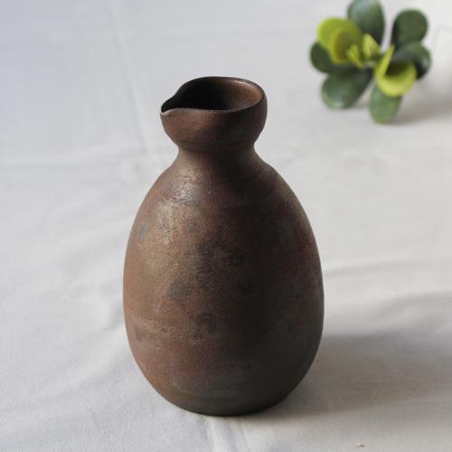 焼締 徳利 ２合 丹波焼 とっくり かっこいい 手作り 酒器 和食器