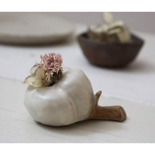 一輪挿し 花器 綿の花 花瓶 陶器 おしゃれ ドライフラワー nakanaka53