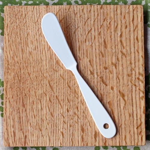 ホーローバターナイフ 琺瑯 カトラリー ナイフ 白 かわいい 日本製