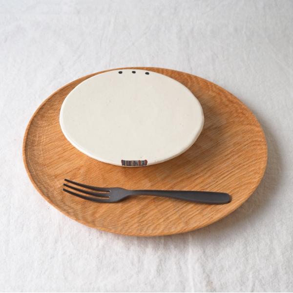 ケーキ皿 小皿 丸皿 銘々皿 フラットプレート 13cm 廣川みのり 絵付け