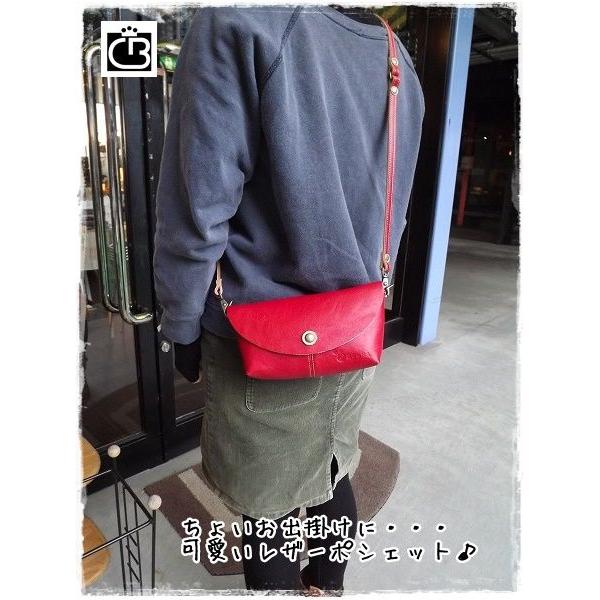 再々再入荷・BUeNA（ブエナ）牛革シュリンクショルダーポーチ・お財布ポシェット（バッグ）bu000...