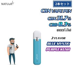 CBN ペン NATUuR ナチュール リキッド 高濃度 テルペン CBN 31.7% CBD 8.3% (TC40%) 2本セット VAPE ベイプ 使い捨て 電子タバコ｜cbd-relaxation-store