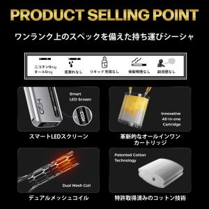 HQD GLAZE 12000回吸引 電子タバ...の詳細画像4