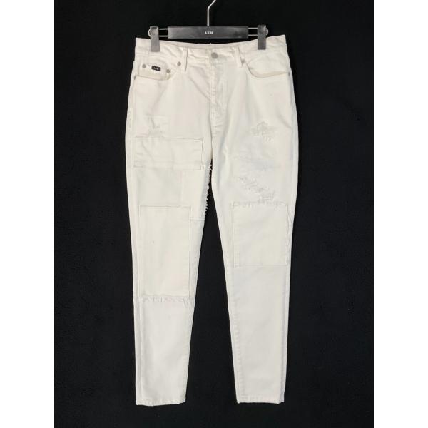 AKM HIGH POWER STRETCH DENIM PATCHWORK 5POCKET -BL...