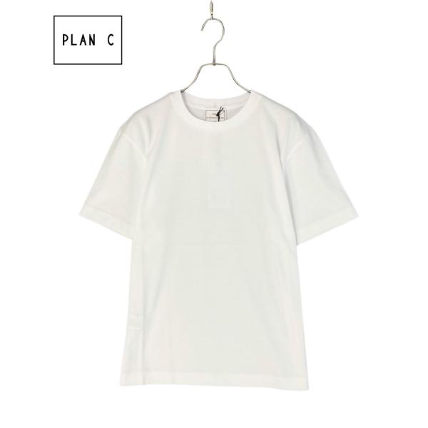 PLAN C プランシー ×RITRATTI　クルーネックコットンジャージーTシャツ 未使用 XS ...