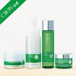 シーボン.公式 アビリティ トータルセット クレンジング 洗顔 化粧水 ジェルクリーム 4点セット  C'BON 送料無料