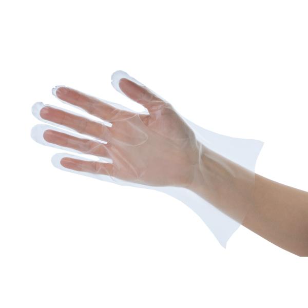［PROWORK］ポリタッチ　100枚入り　ポリエチレン手袋　使い捨て　食品衛生法適合　調理　清掃　...