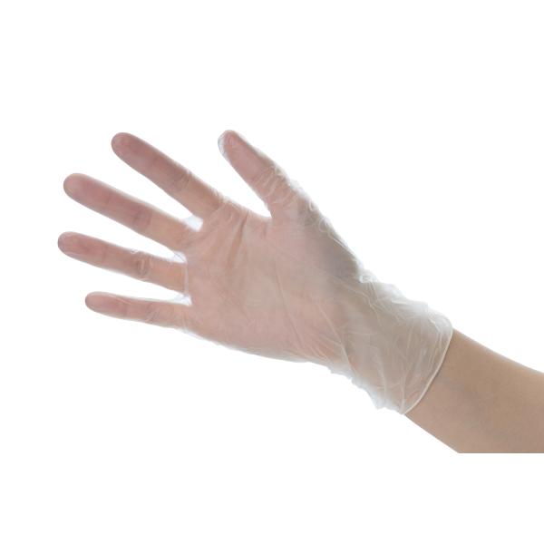 ［PROWORK］スーパータッチ プラスチック手袋 100枚入り  粉付き　使い捨て　介護　お掃除　...
