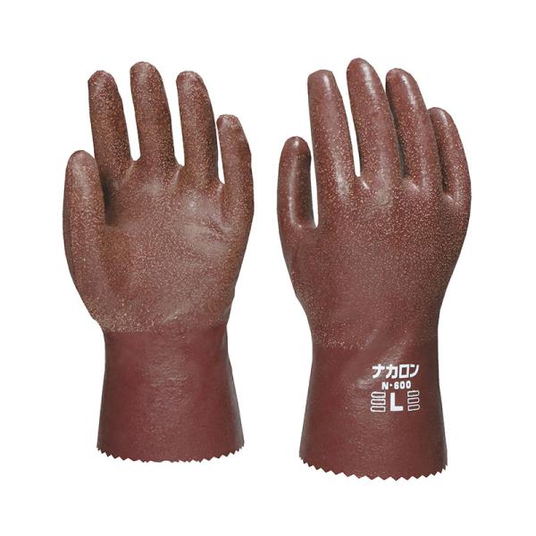 中部物産貿易　ホーケングローブ　ナカロン　N-600　天然ゴム　綿　裏メリヤス　柔らかい　