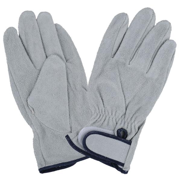 中部物産貿易　プロワーク　牛床皮手袋　QC-310　マジック付き　３Lサイズあり　