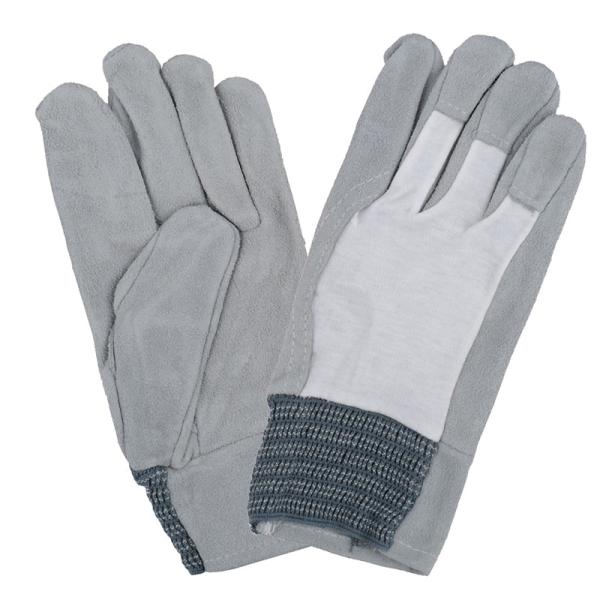 中部物産貿易　プロワーク　牛床皮手袋　QC−320−10P  10双組　甲メリヤス　お買い得パック　...