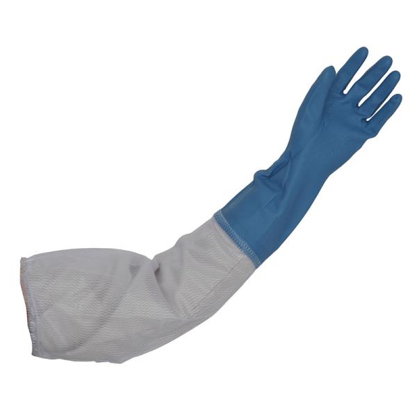 腕カバー付きビニール手袋　ホーケン　マイローブアームグローブ　腕カバー付き　塩化ビニール手袋　1双　...