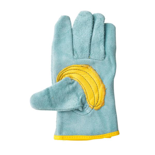 ホーケン　牛床革オイル手袋　マジック　内綿付き　BUREVO　SR-004 　洗濯可　指股あて付き　...