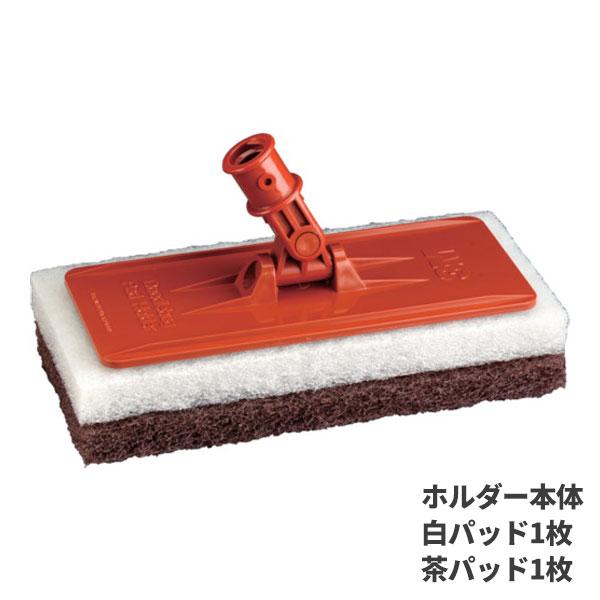 3M パッドホルダー 柄別売 白、茶ハンドパッド各1枚付き 6472