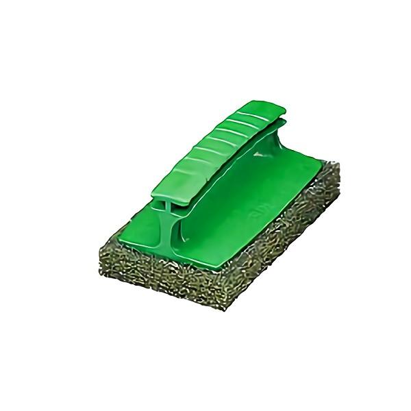 3M ハンドブラシ 緑 一体型・パッド交換不可 10個入(＠1個あたり924円)H/BRUSH-GR...