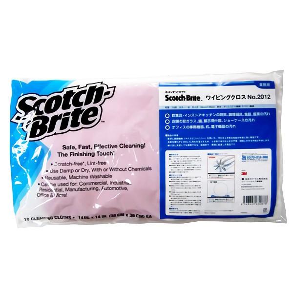 3M ワイピングクロス 赤 10枚入 WC2012-RED-P