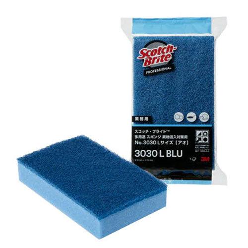 3M 多用途スポンジ 異物混入対策用 アオ 60個入(＠1個あたり234.7円)3030-L-BLU