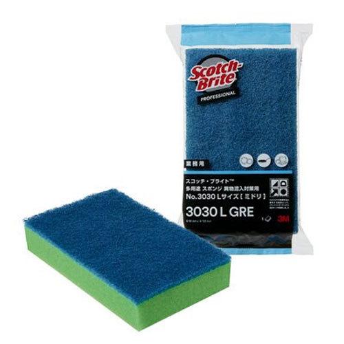 3M 多用途スポンジ 異物混入対策用 ミドリ 60個入(＠1個あたり234.7円)3030-L-GR...