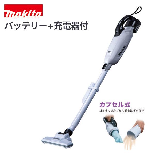 マキタ 18V充電式クリーナ カプセル式 ワンタッチスイッチ バッテリ+充電器付 重さ約1.5kg ...