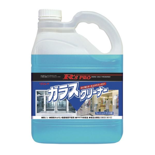 リンレイ R&apos;S PRO ガラスクリーナー 4L 3本入(＠1本あたり2244円)727134