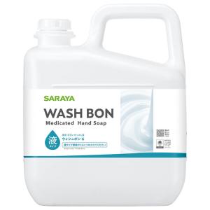 まとめ買い価格 サラヤ SARAYA ウォシュボンG 5kg カップ＆ノズル別売 3本入(＠1本あたり4356円)23947｜cc-net