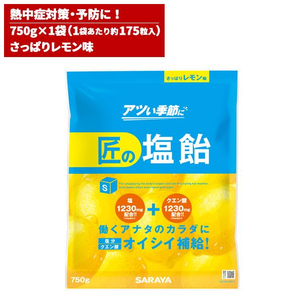 セール価格 サラヤ SARAYA 匠の塩飴 レモン味 750g 27853