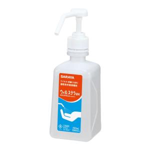 サラヤ SARAYA ウィルステラVH 角噴射ポンプ付 一般用 500mL 10本入 42326｜cc-net