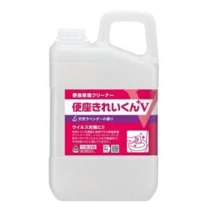 サラヤ SARAYA 便座きれいくんV 天然ラベンダーの香り 3L カップ＆ノズル別売 3本入 50277｜cc-net