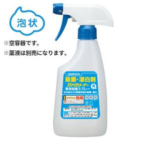 まとめ買い価格 サラヤ SARAYA スプレーボトル 500mL泡 ジアクリーナー泡タイプ用 12個入 40121｜cc-net