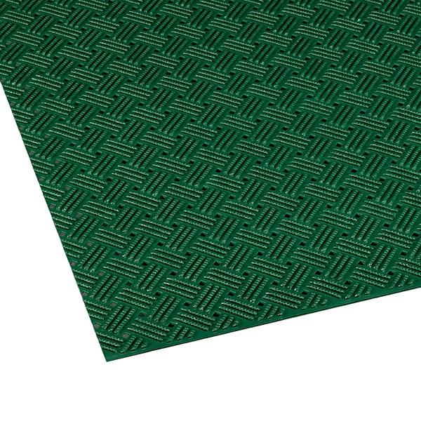 テラモト/トーワ ダイヤマットグリッド 緑 滑り止めマット 92cm×10m MR-159-000-...