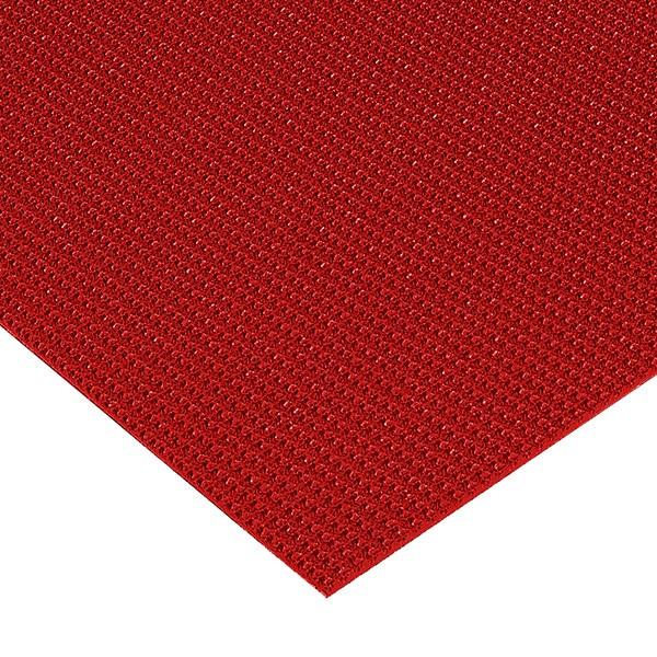 テラモト/トーワ ダイヤマット 赤 滑り止めマット 1m×10m MR-143-062-2