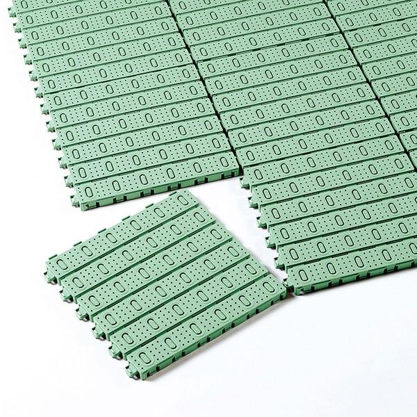 テラモト スノコ土足用 グリーン スノコ 300×300mm MR-063-076-1