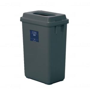 テラモト シャン360エコ ダークグレー 36L ゴミ箱 屋内用 DS-218-336-7｜cc-net