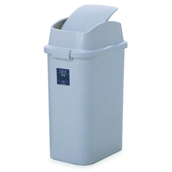テラモト シャン420エコ ストーングレー 42L ゴミ箱 屋内用 DS-218-542-5