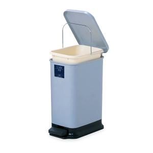 テラモト シャン132エコ 13.2L ライトグレー ゴミ箱 屋内用 DS-218-113-8｜cc-net