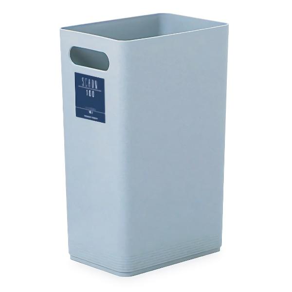 テラモト シャン100エコ 10L ライトグレー ゴミ箱 屋内用 DS-218-410-8