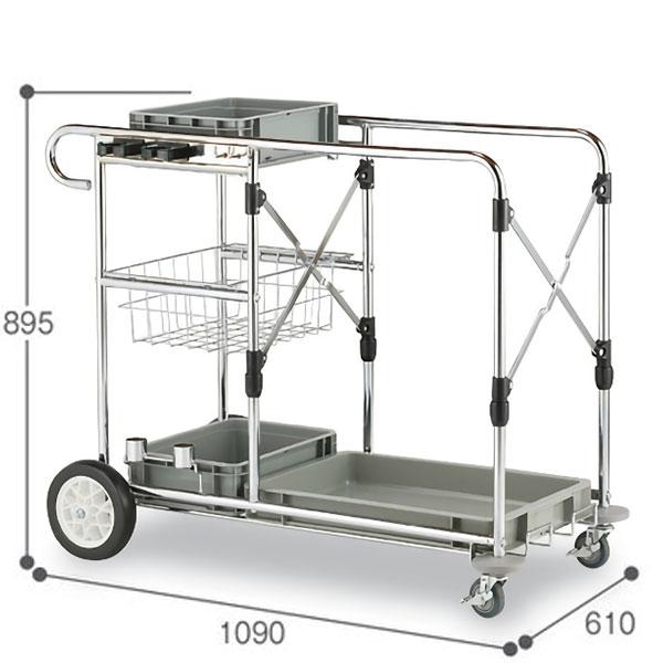 テラモト ビルメンカートP DS-571-420-0