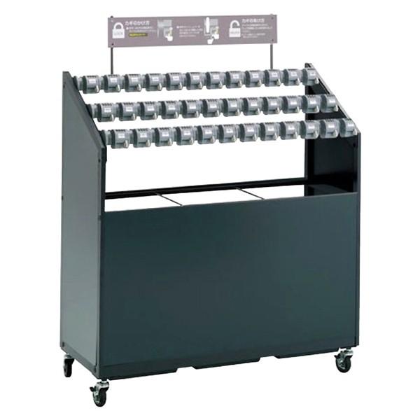 テラモト キーレス傘立 トレス36 3面スチールパネル仕様 36本用 傘立 UB-269-901-0