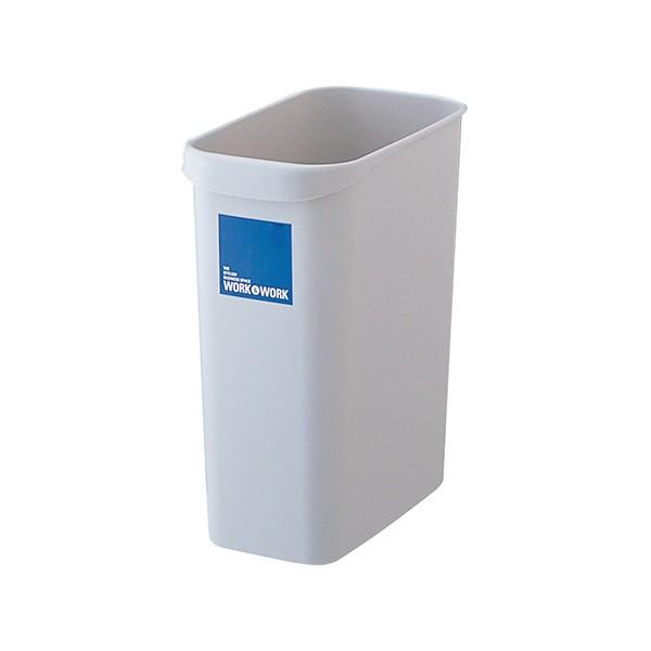 テラモト W&amp;W くず入れ 角 12L グレー ゴミ箱 屋内用 DS-986-824-5
