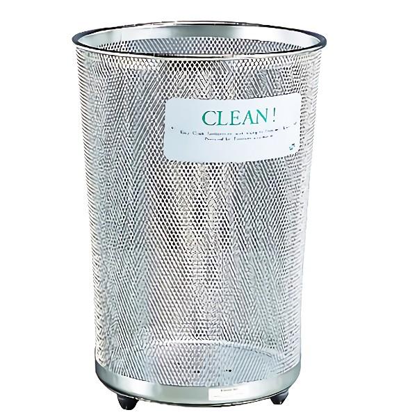 テラモト グランドコーナー 470丸ステン14 78L ゴミ箱 屋外用 DS-199-347-0