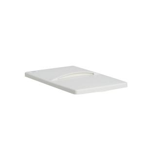 テラモト エコン ダストボックス#45 蓋 オフホワイト かぶせフタ ゴミ箱 屋内用 DS-220-205-8｜cc-net