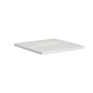 テラモト エコン ダストボックス#90 蓋 オフホワイト かぶせフタ ゴミ箱 屋内用 DS-220-405-8｜cc-net