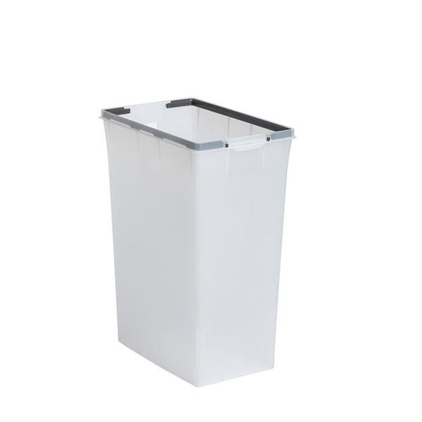 テラモト エコン ダストボックス#45 半透明 本体 ゴミ箱 屋内用 DS-220-600-0