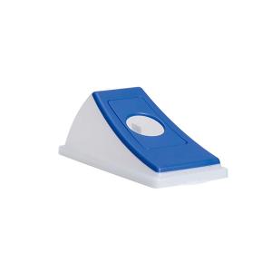 テラモト エコン ダストボックス#30 半透明 蓋 ブルー ビンカン用 丸穴 ゴミ箱 屋内用 DS-220-503-3｜cc-net