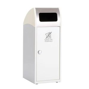 テラモト トリム TrimSL ステン もえないゴミ用 オフホワイト 47L ゴミ箱 屋外用 DS-168-922-7｜cc-net