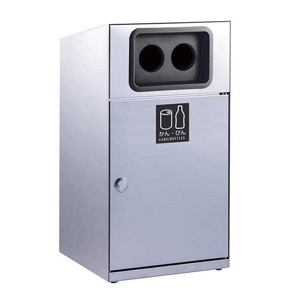 テラモト トラッシュボックス ステン かん・びん用 67L ゴミ箱 屋外用 DS-189-118-0